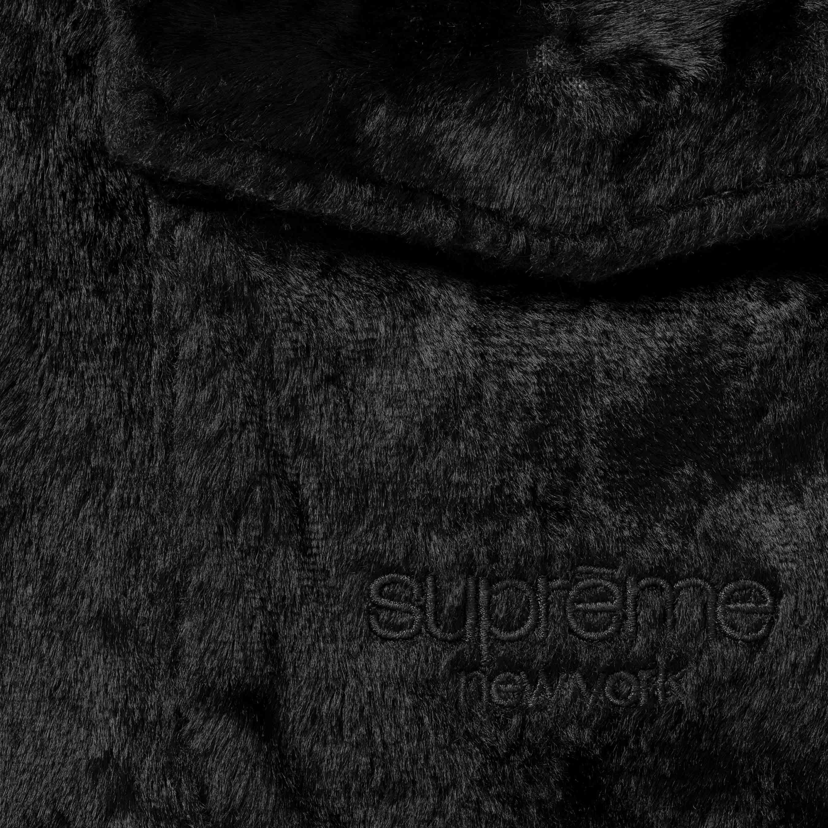 Faux Fur Zip Up Shirt view 5